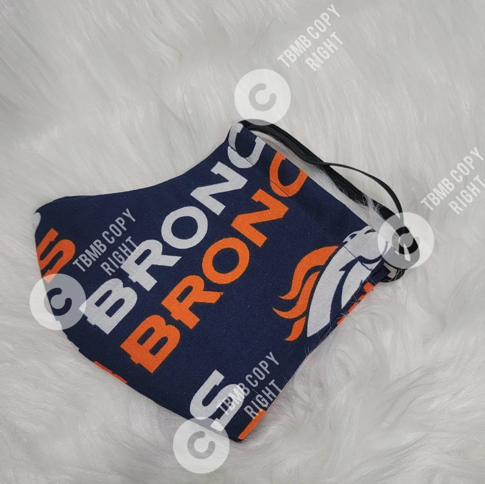 Denver Broncos Face Mask Child Size